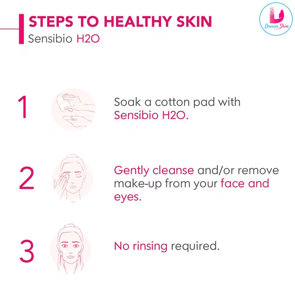 Bioderma Sensibio H2O Makeup Removing Micellar Water [500ml] 	